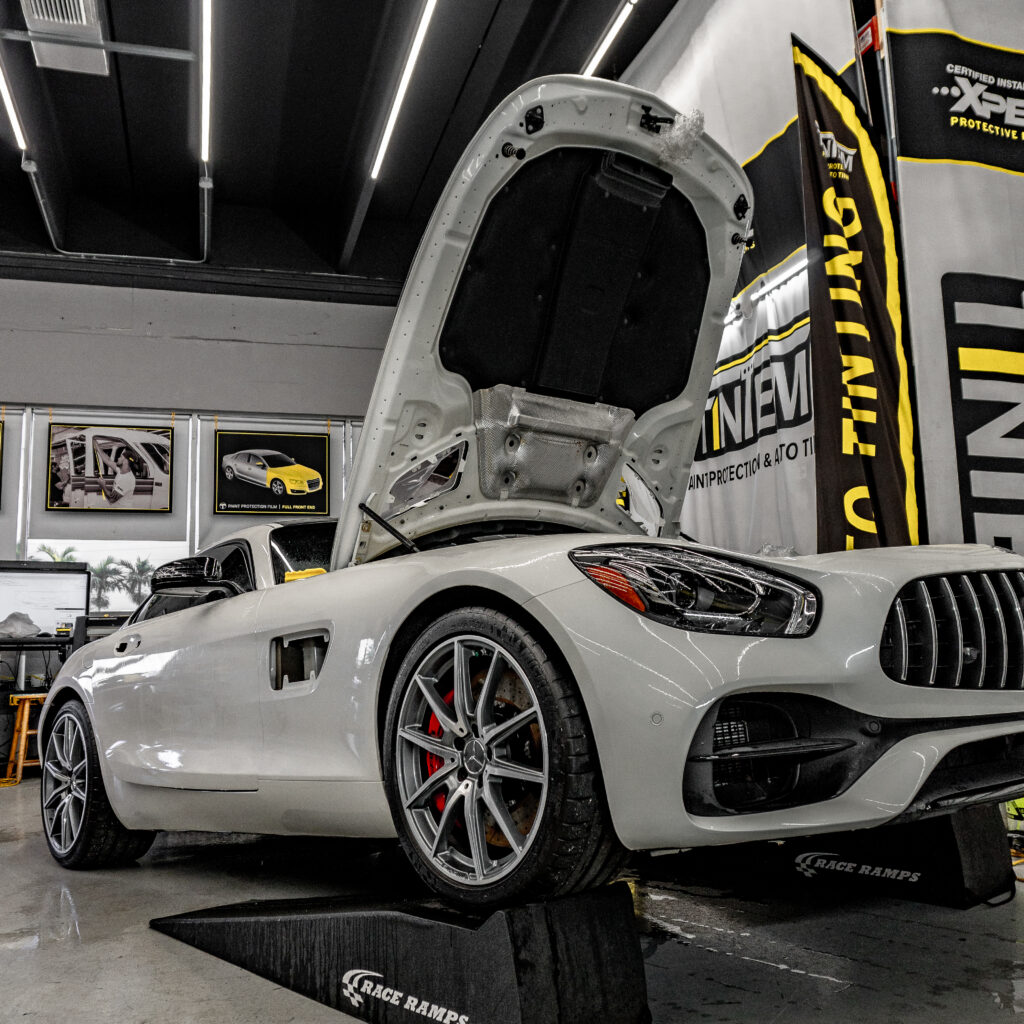 AMG GT Mercedes Benz Full PPF service luxury film3