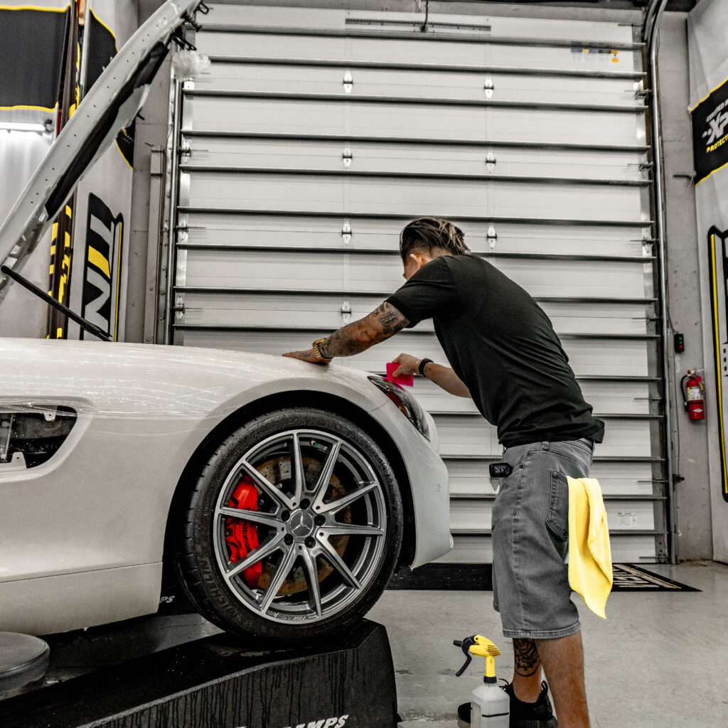 AMG GT Mercedes Benz Full PPF service luxury film4