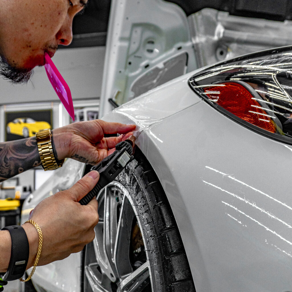 AMG GT Mercedes Benz Full PPF service luxury film6