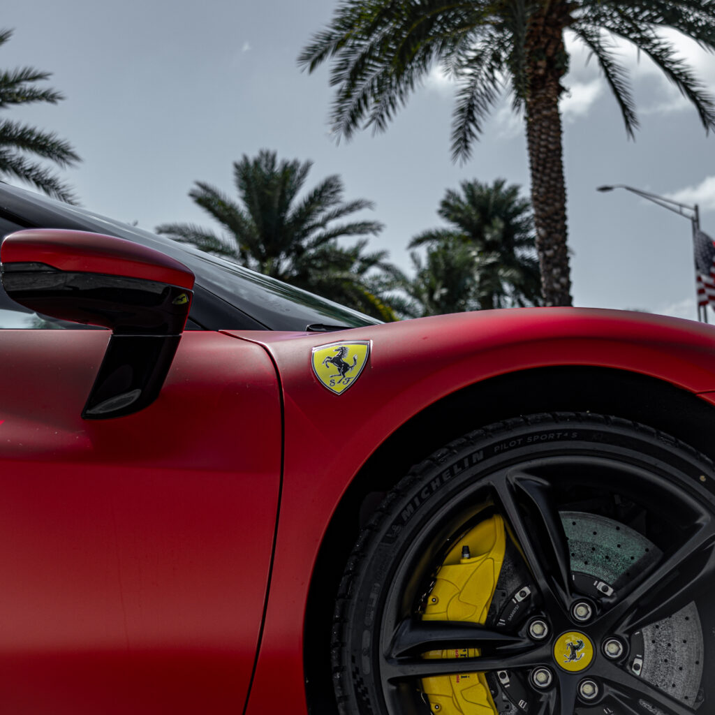 Ferrari SF90 Full PPF service luxury film10