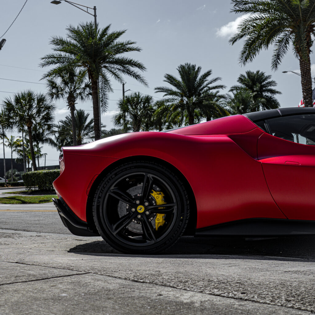 Ferrari SF90 Full PPF service luxury film11
