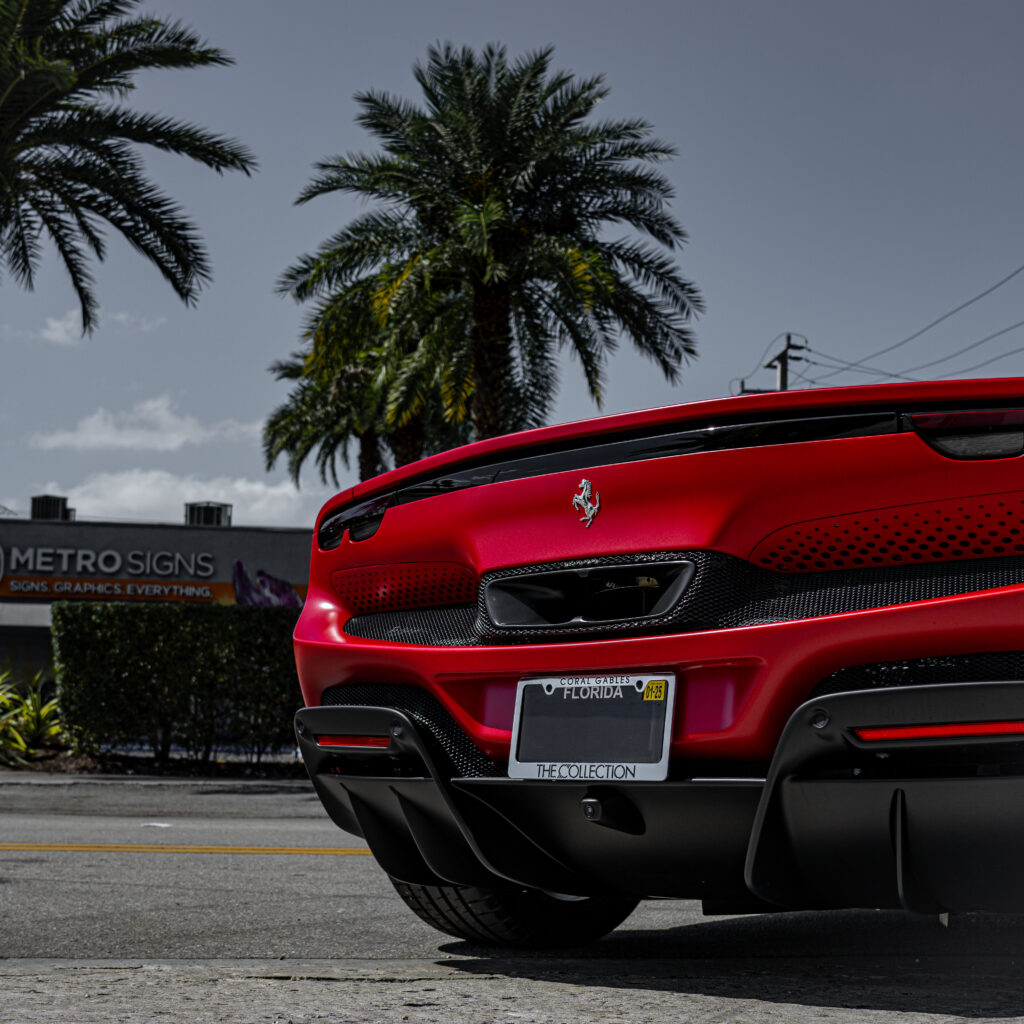 Ferrari SF90 Full PPF service luxury film13