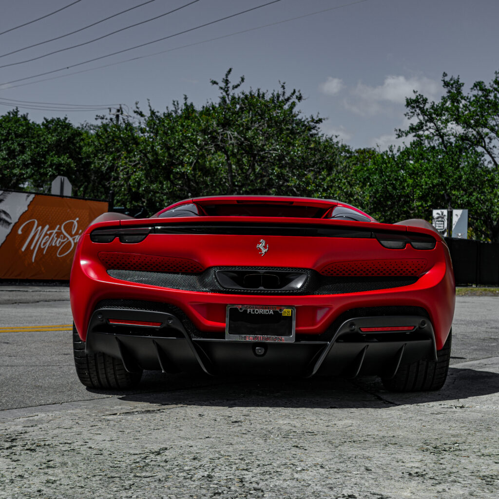 Ferrari SF90 Full PPF service luxury film15