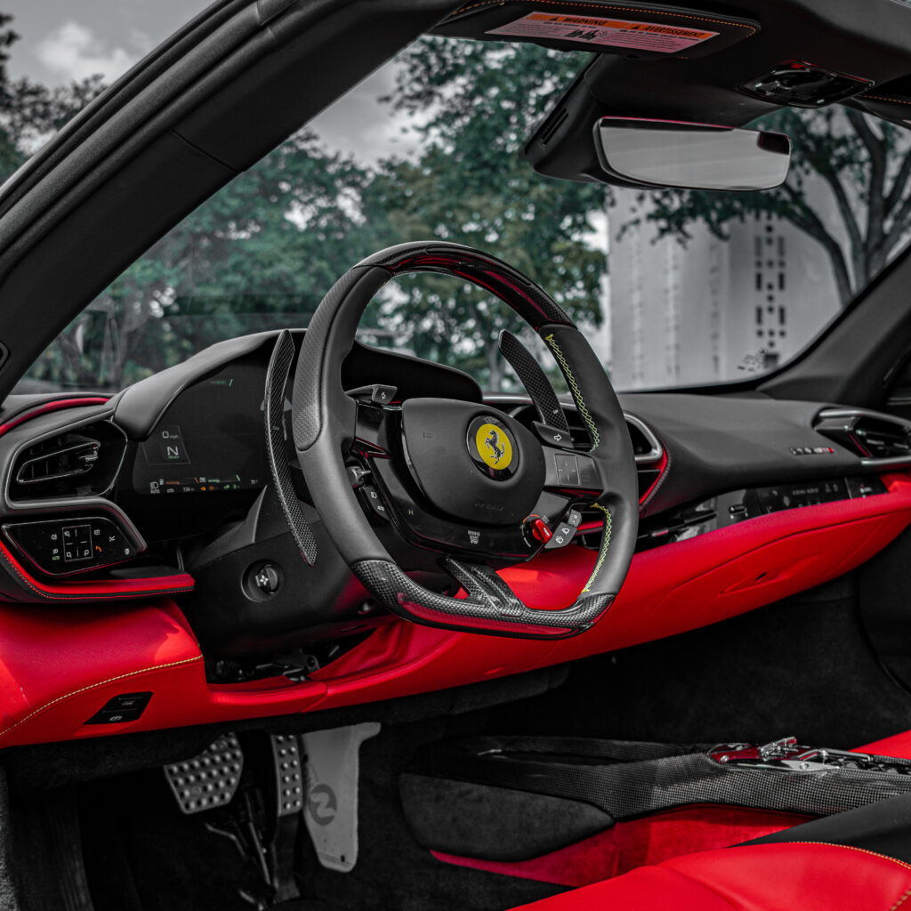 Ferrari SF90 Full PPF service luxury film17