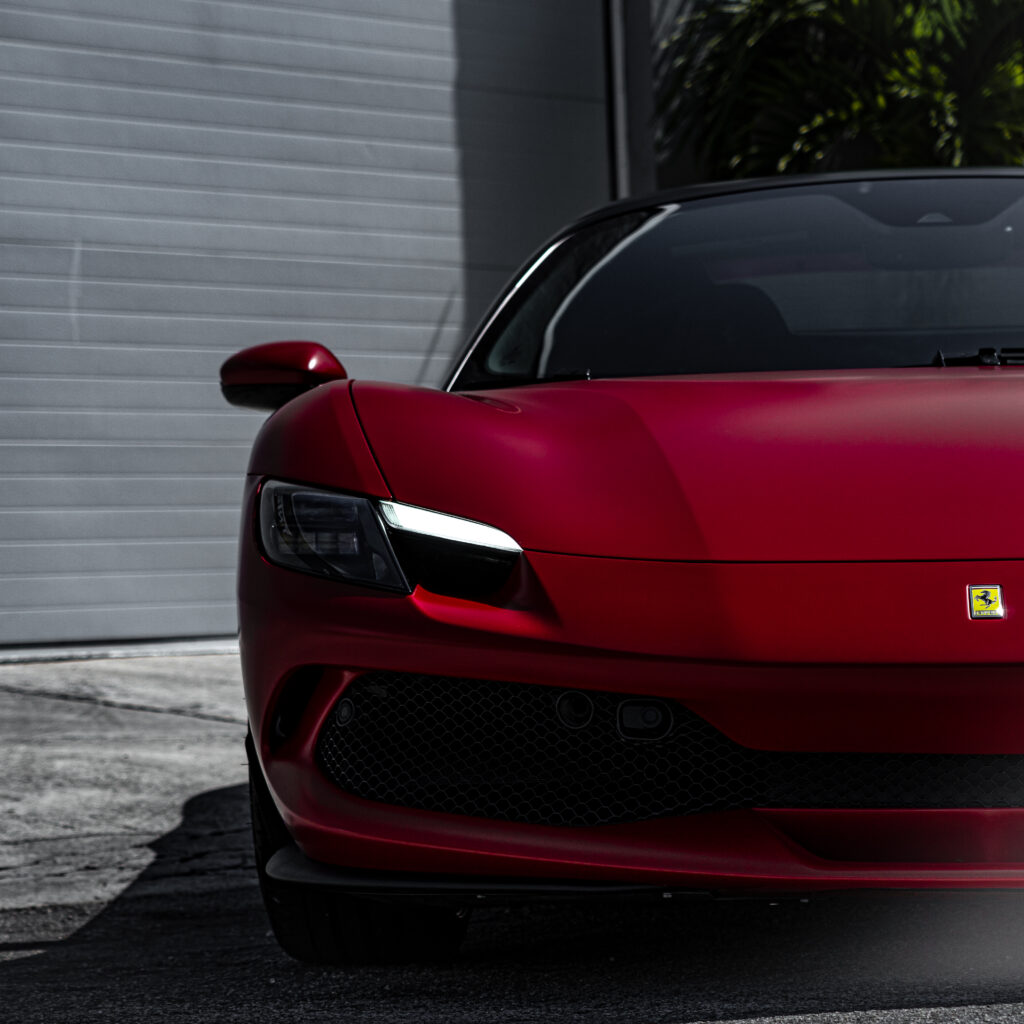 Ferrari SF90 Full PPF service luxury film9