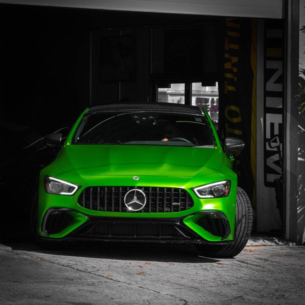 Mercedes AMG GT Paint protection film and window tints12