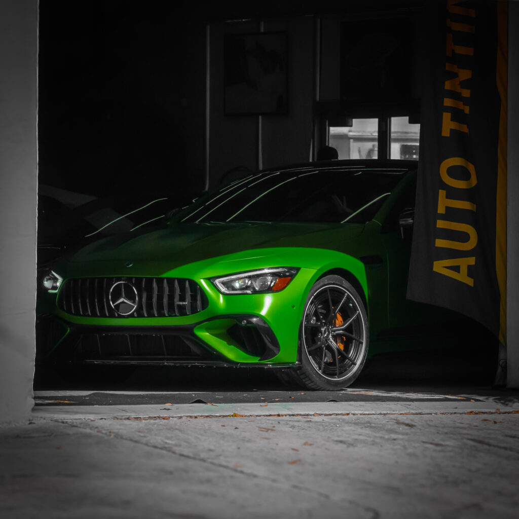Mercedes AMG GT Paint protection film and window tints13