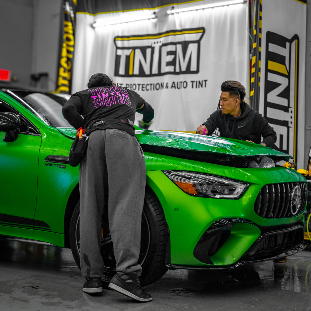 Mercedes AMG GT Paint protection film and window tints16