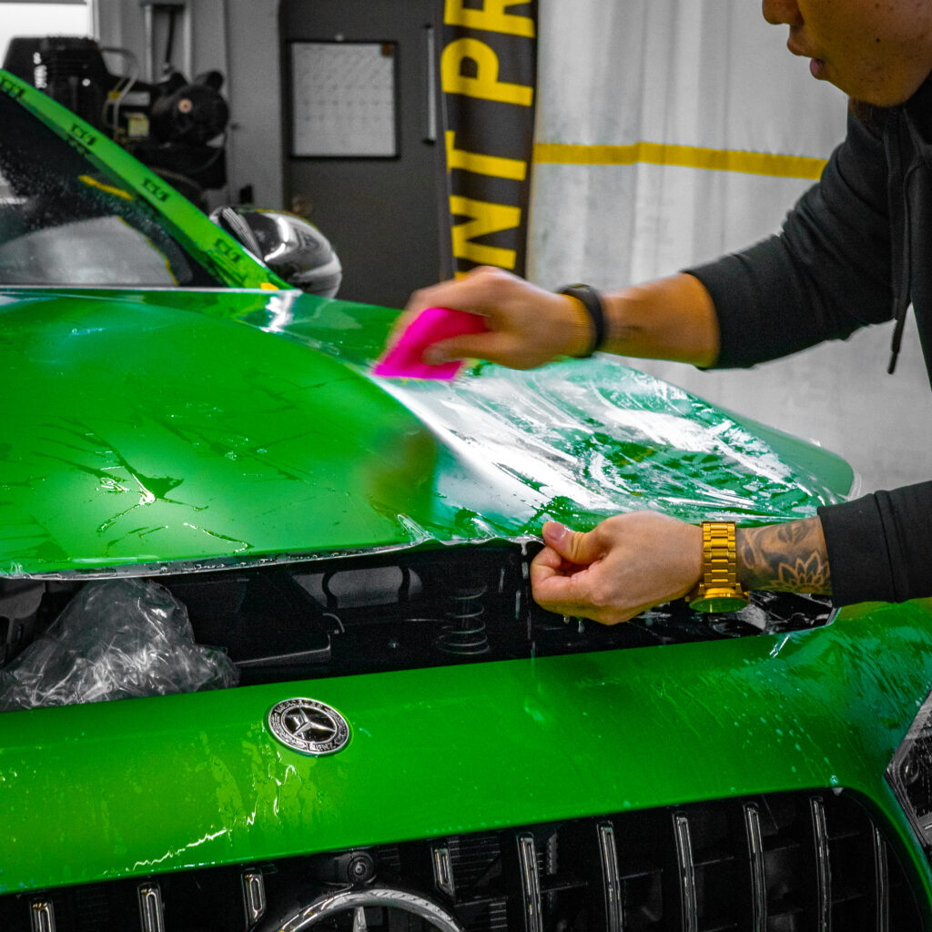 Mercedes AMG GT Paint protection film and window tints17